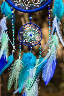 el ile yapılan bir dreamcatcher fotoğrafı