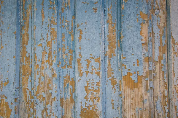 Imagen de Textura de madera vieja marrón y azul —  Fotos de Stock