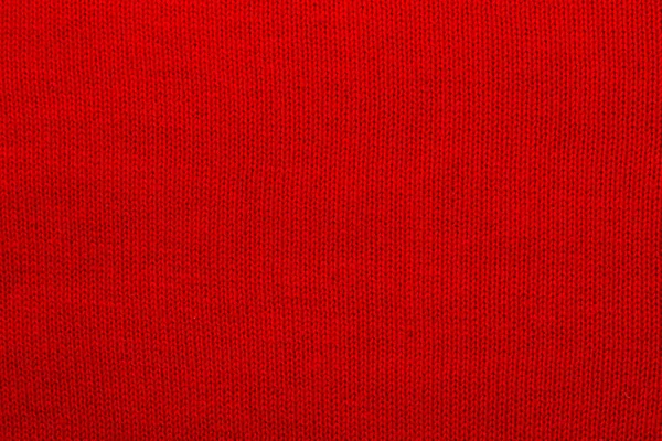 Kötött gyapjúszövet textúrája vörös — Stock Fotó