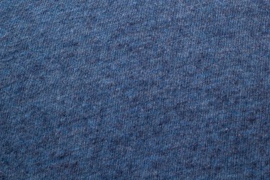 Yünlü kumaş mavisinin dokusu.