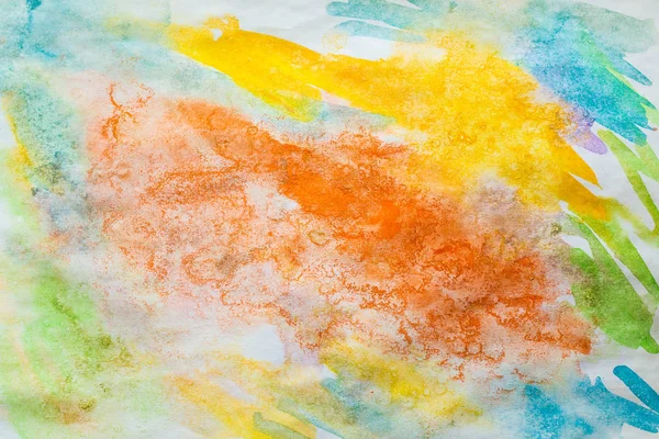 Fondo de acuarela colorido pintado abstracto — Foto de Stock