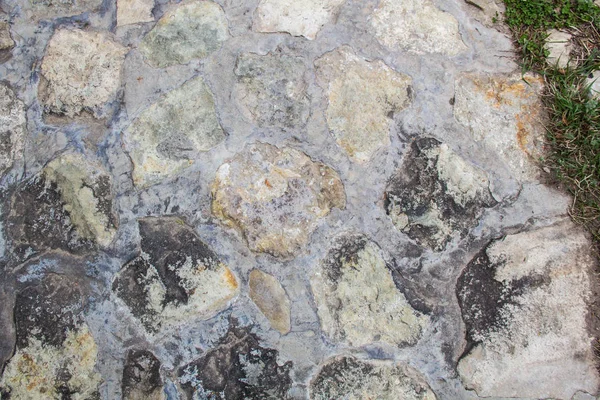 Texture de vieux mur de roche pour le fond — Photo