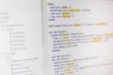 Programlama kod soyut ekran yazılım geliştirici
