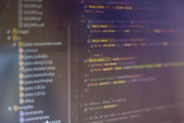 Programlama kod soyut ekran yazılım geliştirici