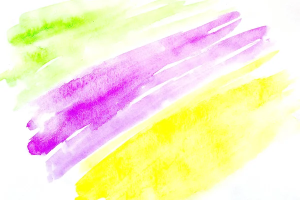 Αφηρημένο ζωγραφισμένα πολύχρωμα ακουαρέλα φόντο — Φωτογραφία Αρχείου