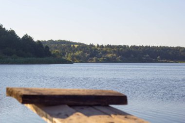Su atlama için ahşap sıçrama tahtası