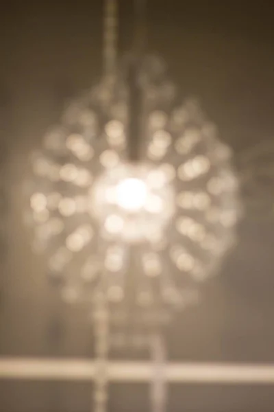 Texture, motif, fond. lustre en cristal clair avec foyer flou — Photo