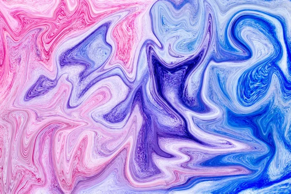 Μαρμάρινο ροζ και μπλε φόντο αφηρημένη. Υγρό μοτίβο μαρμάρου — Φωτογραφία Αρχείου