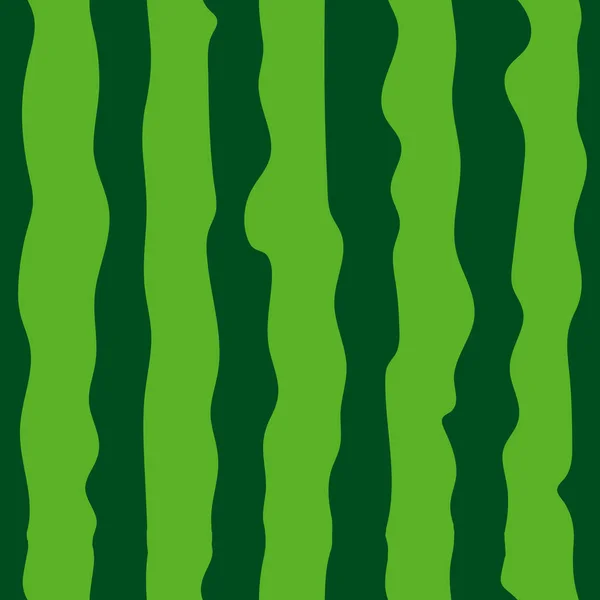 Patrón sin costura de sandía. fondo rayado sandía verde. Ilustración vectorial — Vector de stock