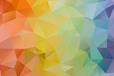 çok renkli arka plan etkisi geometrik üçgenler vektör