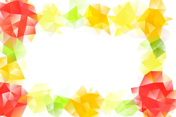 Vector multicolor fondo abstracto de efecto triángulos geométricos — Archivo Imágenes Vectoriales