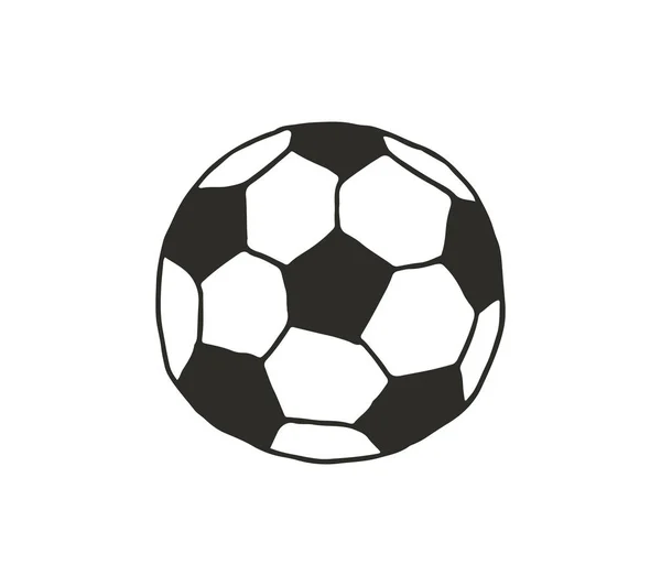 Fußball Zeichnen - Comic Fussball Zeichnen - Ein spielsystem ist im