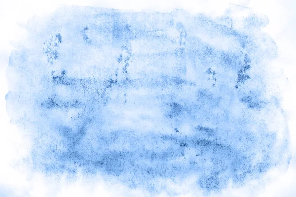Abstraite peint fond aquarelle colorée en bleu classique couleur tendance. Couleur de l'année 2020 . — Photo