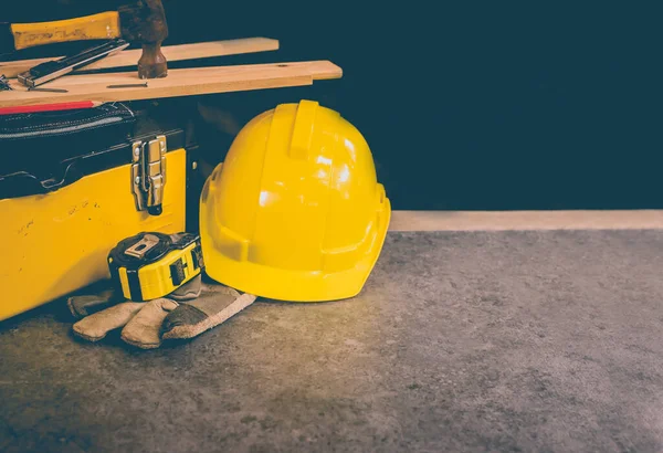 Happy Labor Day Concept Background Engineer Worker Tools Public Holiday — Stock Photo, Image