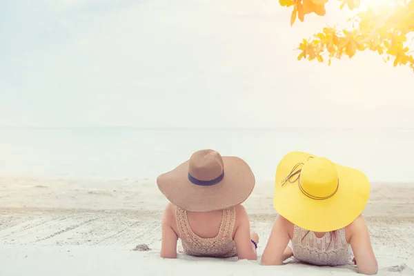 Pride Lgbtq Summer Beach Bisexual Homosexual Couple — Stock Photo, Image