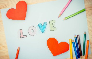 Sevgililer Günü ve En Tatlı Gün, Kalpli Aşk Konsepti