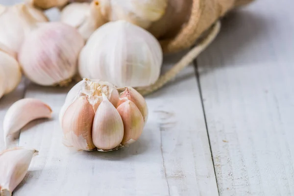 Garlic Cloves Bulb Food Cooking Kitchen — Stock Photo, Image