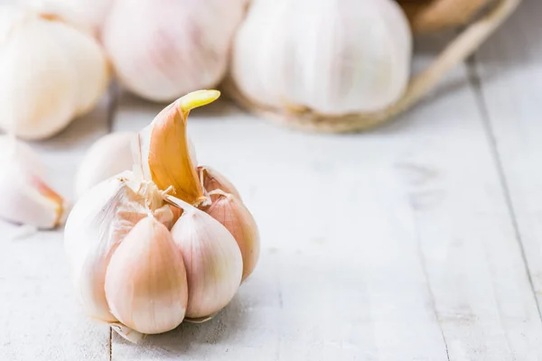 Garlic Cloves Bulb Food Cooking Kitchen — Stock Photo, Image