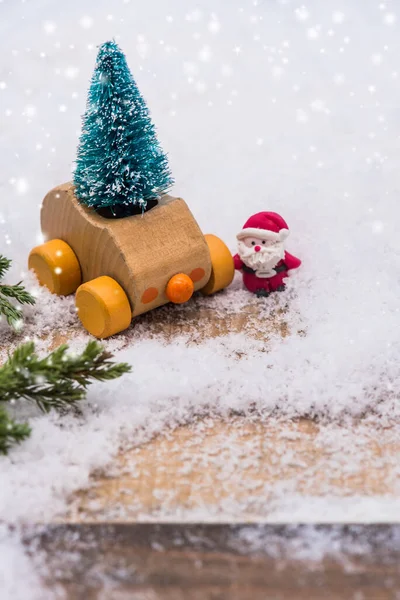 Vrolijk Kerstfeest Gelukkig Nieuwjaar Winter Seizoen Decoraties — Stockfoto