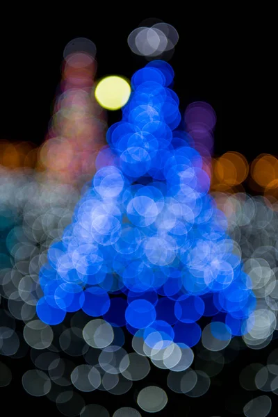 Decoración Ligera Navidad Abstracto Fondo Borroso Bokeh — Foto de Stock