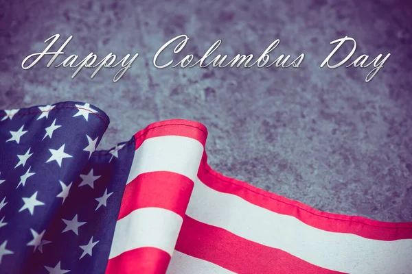 Feliz Día Colón American Usa Frag — Foto de Stock