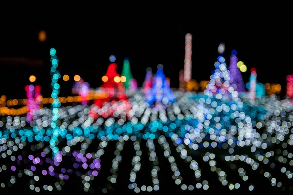 Christmas Light Decoration Abstract Bokeh Blur Background — Stock Photo, Image