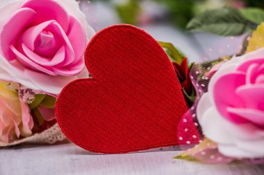 Arkaplan için romantik Sevgililer Günü kompozisyonu