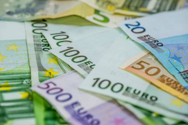 Avrupa para birimi, Euro para, iş konsepti