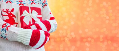 Yeni yıl kompozisyonu ve arka plan için Noel kutlaması konsepti