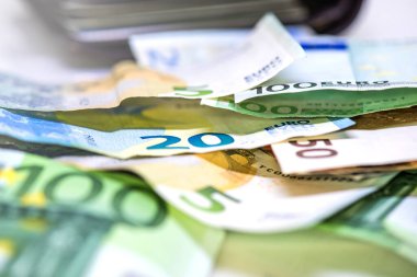 Avrupa para birimi, Euro para, iş konsepti