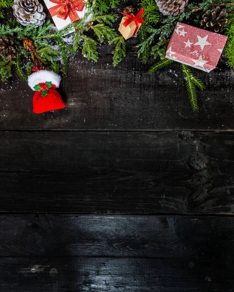 Komposition Für Neujahr Und Weihnachtsfeier Konzept Für Hintergrund — Stockfoto