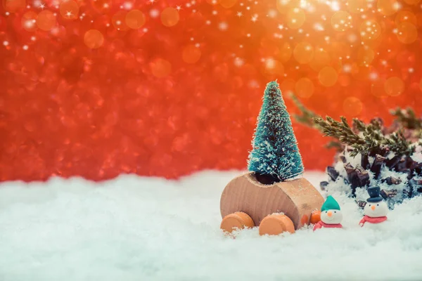 メリークリスマスとハッピーニューイヤー 冬の季節の装飾 — ストック写真