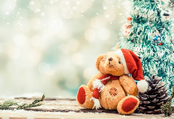 メリークリスマスとハッピーニューイヤー 冬の季節の装飾 — ストック写真