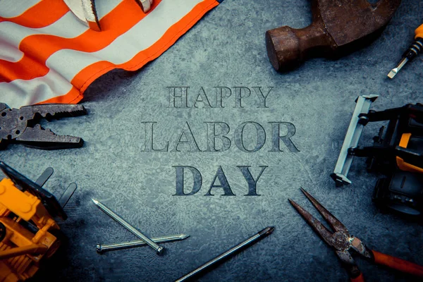 Construction Tools Copy Space Labor Day Stock Image