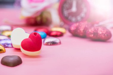 Arkaplan için romantik Sevgililer Günü kompozisyonu