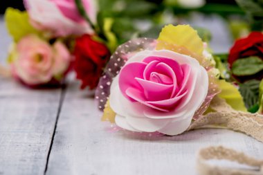 Arkaplan için romantik Sevgililer Günü kompozisyonu