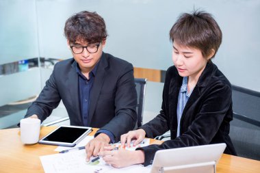 Başarı ve amaç için iş ve takım çalışması