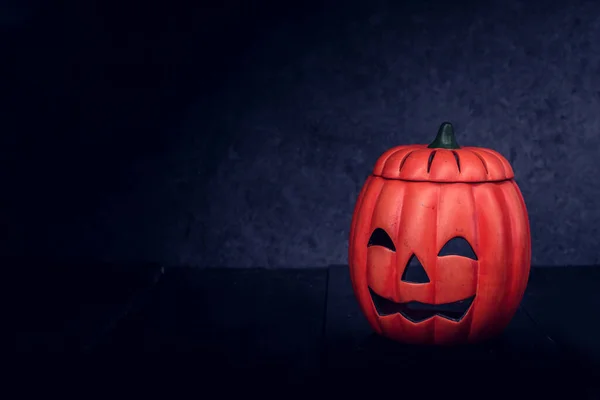 Крупный План Хэллоуинской Тыквы Заднего Плана — стоковое фото