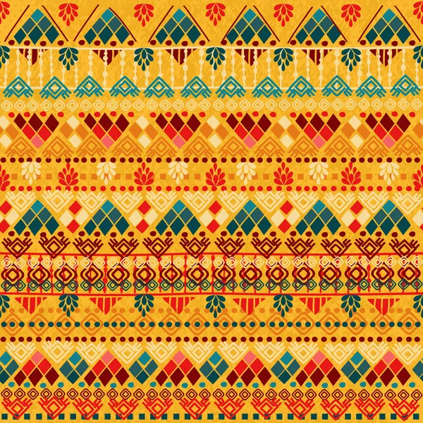 部族的なシームレスなパターン — ストックベクタ