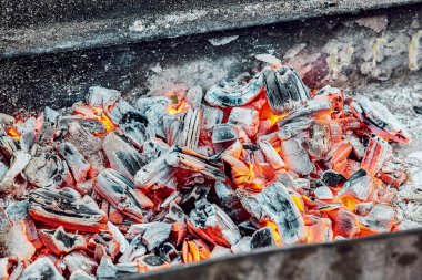 yanan gol için Barbekü Izgara