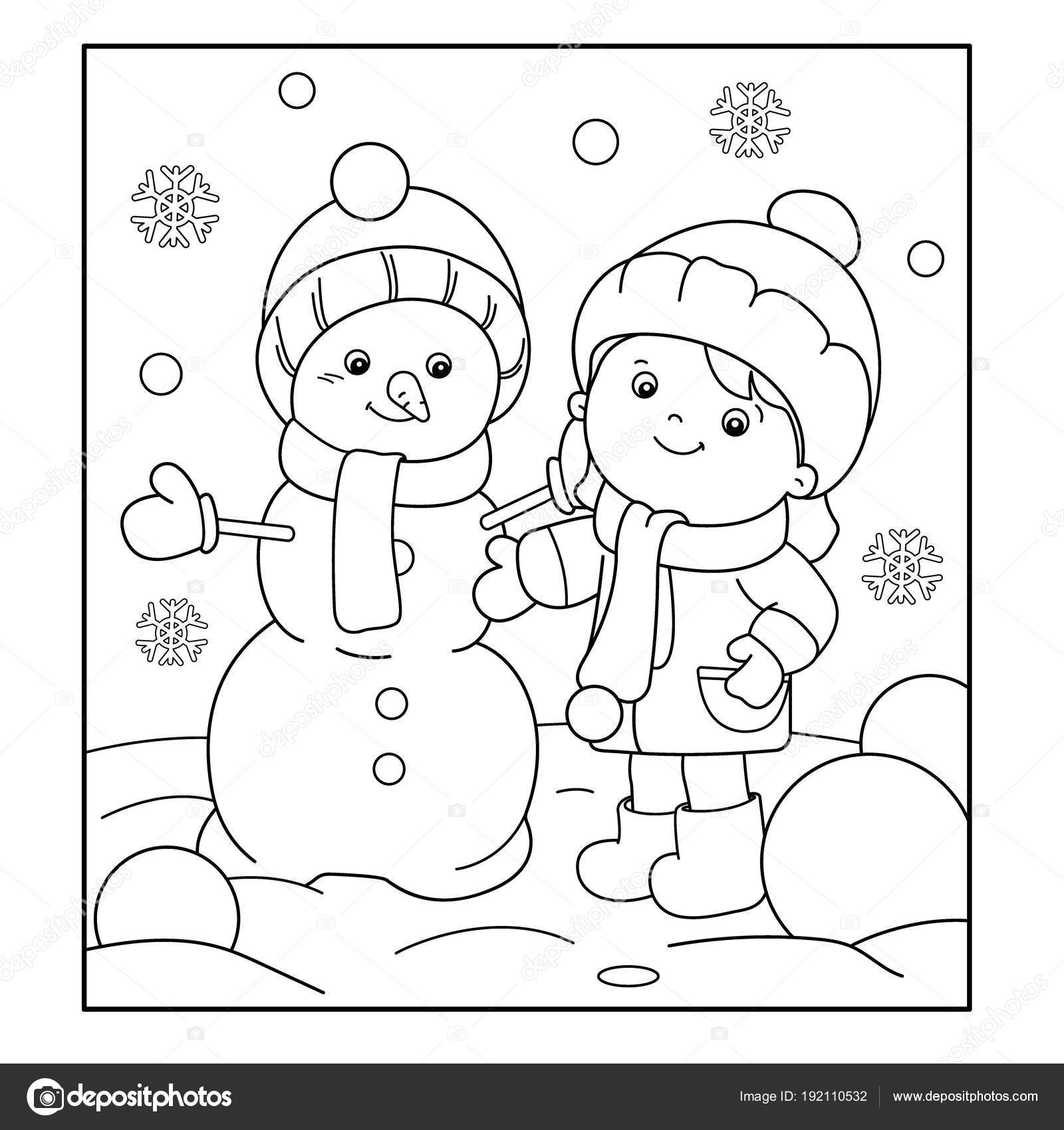 Desenhos para colorir de branca-de-neve para crianças - Branca de