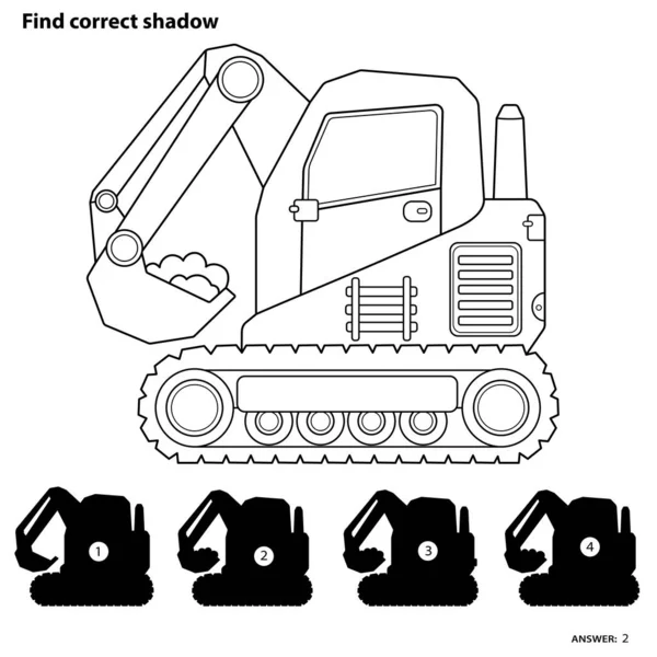 Jogo Puzzle Para Crianças Encontra Sombra Correcta Desenho Página Colorir  imagem vetorial de Oleon17© 359205560