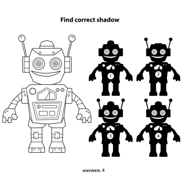 desenho de jogo de sombras com cientistas de desenhos animados para colorir  9830717 Vetor no Vecteezy