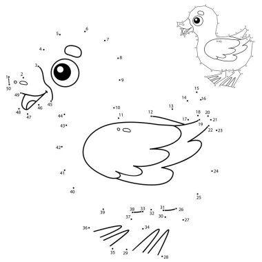 Çocuklar için Eğitici Bulmaca Oyunu: Sayı oyunu. Çizgi film ördek yavrusu. Çiftlik hayvanları. Çocuklar için boyama kitabı.