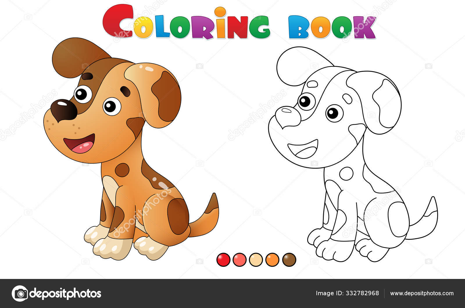 Desenho De Página Para Colorir Com Muitos Animais E Desenhos