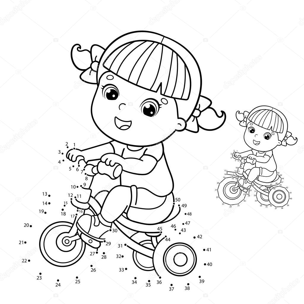 Cartoni Animati Disegni Da Colorare Bambole Vettoriale StockPuzzle