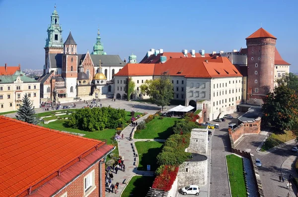 Castillo medieval en Cracovia — Foto de Stock