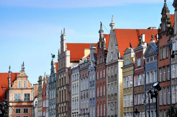 Gamla gatan i Gdansk — Stockfoto