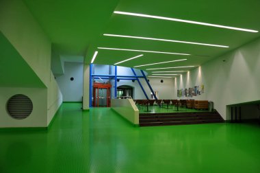 Stuttgart müze yeşil iç