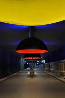 Interior of metro station